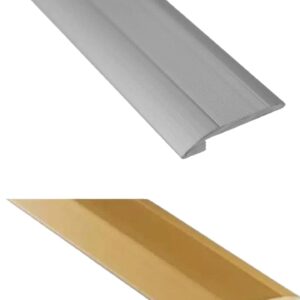  Las varillas de desnivel se usan para crear una transición suave entre 2 tipos de suelo distintos que tienen diferentes alturas en tu caso la usarías para conectar el piso de vinílico con el otro tipo de suelo.